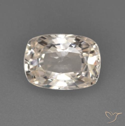 1.13ct 자연스러운 매우 밝은 황금색 사파이어, 방석, VVS-VS