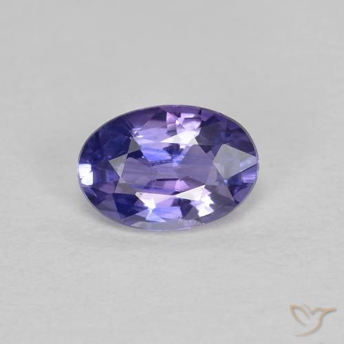 0.49ct 자연스러운 딥 퍼플 사파이어, 타원형, VS