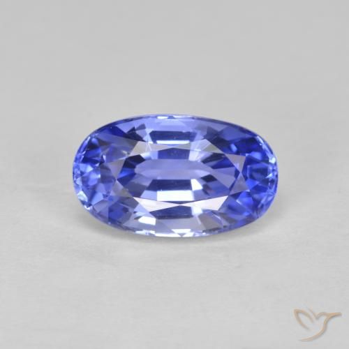 2.36ct 자연스러운 딥 바이올렛 블루 사파이어, 타원형, VVS-VS