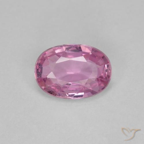 0.73ct 자연스러운 라이트 퍼플 사파이어, 타원형, VVS