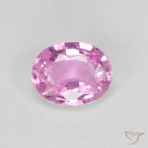 0.43ct 자연스러운 라이트 로얄 퍼플 핑크 사파이어, 타원형, VVS-VS