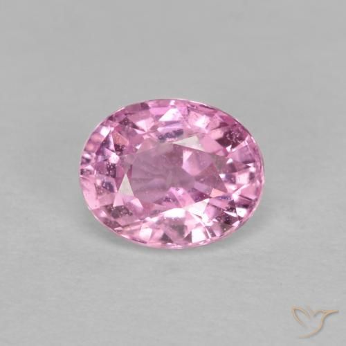 0.53ct 자연스러운 베리 라이트 로얄 퍼플 핑크 사파이어, 타원형, VS-SI
