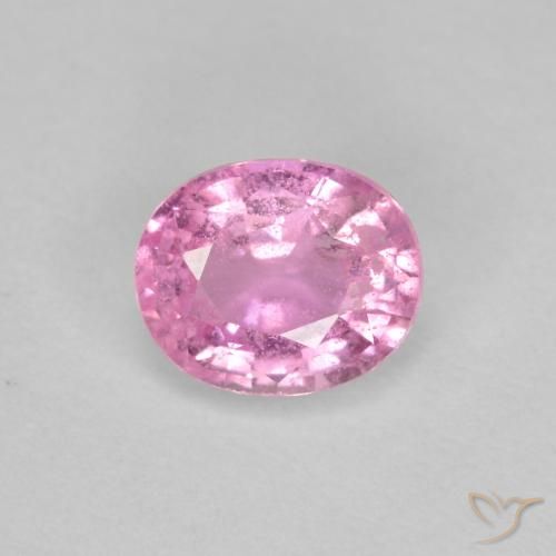 0.51ct 자연스러운 분홍색 사파이어, 타원형, VS-SI