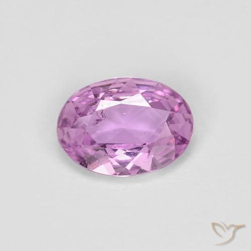 0.63ct 자연스러운 라이트 바이올렛 사파이어, 타원형, VS