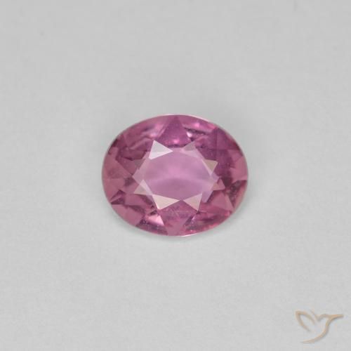0.54ct 자연스러운 딥 핑크 사파이어, 타원형, VVS-VS