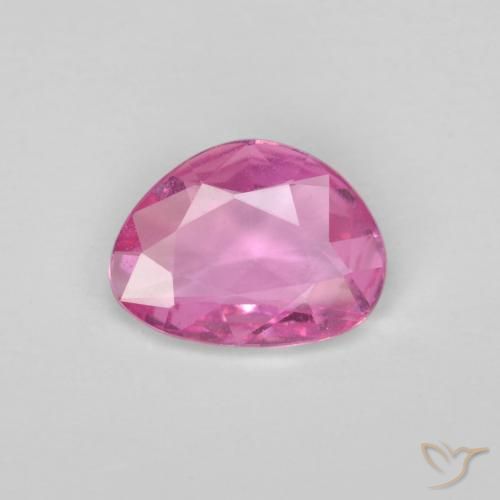 0.84ct 자연스러운 딥 핑크 사파이어, 팬시한, VVS-VS