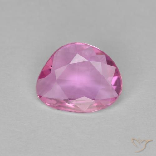 0.65ct 자연스러운 미디엄 핑크 사파이어, 팬시한, VVS