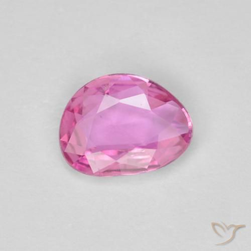0.61ct 자연스러운 인텐스 핑크 사파이어, 팬시한, VVS