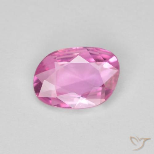 0.52ct 자연스러운 밝은 분홍빛이 도는 보라색 사파이어, 팬시한, VVS