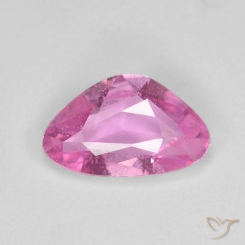 0.66ct 자연스러운 미디엄 핑크 사파이어, 팬시한, VS