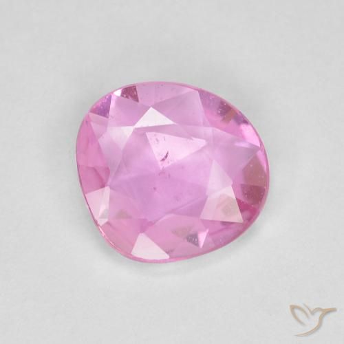 0.77ct 자연스러운 미디엄 핑크 사파이어, 팬시한, VS
