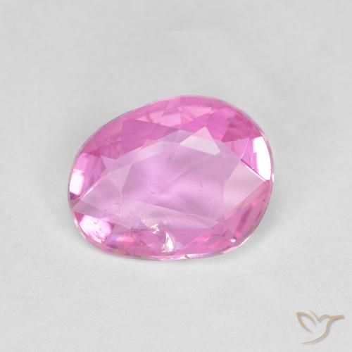 0.64ct 자연스러운 미디엄 핑크 사파이어, 팬시한, VS
