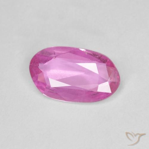 0.87ct 자연스러운 딥 핑크 사파이어, 팬시한, VS