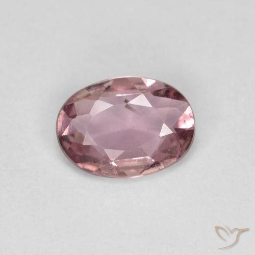 0.65ct 자연스러운 딥 핑크 사파이어, 타원형, VS