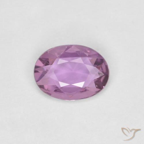 0.60ct 자연스러운 라이트 퍼플 사파이어, 타원형, VVS