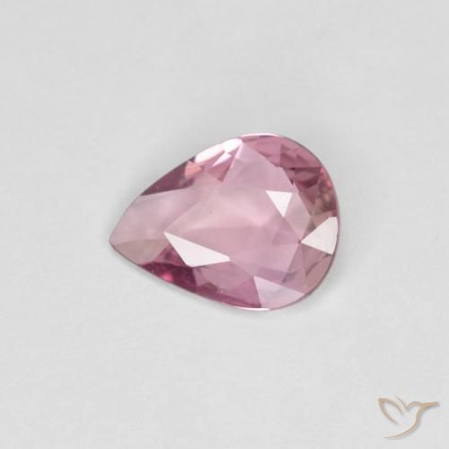 0.46ct 자연스러운 딥 라벤더 사파이어, 배 모양, VVS