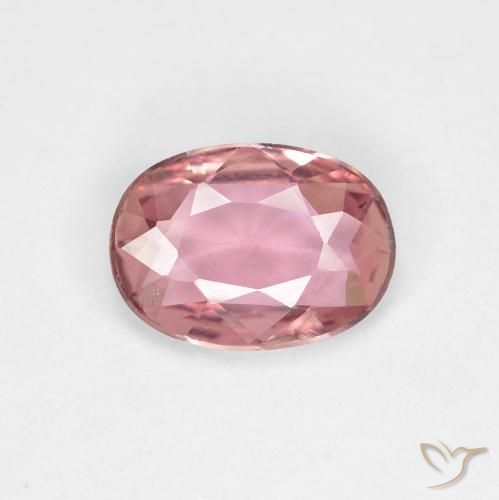 0.83ct 자연스러운 라이트 핫 핑크 사파이어, 타원형, VVS-VS