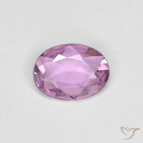 0.51ct 자연스러운 미디엄 라이트 퍼플 사파이어, 타원형, VVS-VS