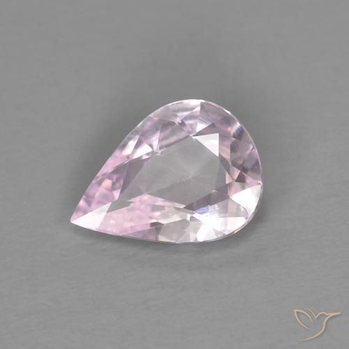 0.51ct 자연스러운 매우 밝은 라벤더 핑크 사파이어, 배 모양, VVS-VS