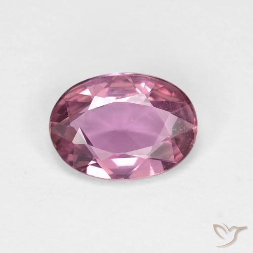0.86ct 자연스러운 라이트 마젠타 사파이어, 타원형, VVS-VS