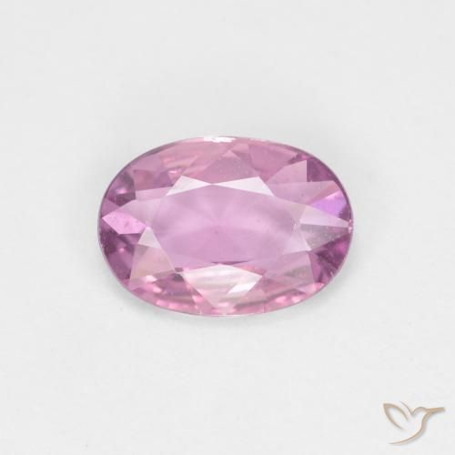 0.63ct 자연스러운 퍼플 핑크 사파이어, 타원형, VS, Photo A
