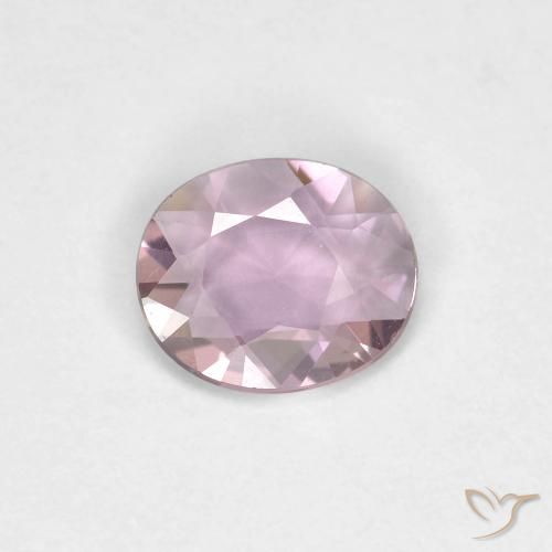 0.46ct 자연스러운 분홍빛이 도는 보라색 사파이어, 타원형, VVS