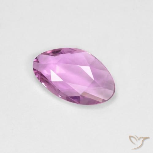 0.68ct 자연스러운 짙은 분홍빛이 도는 보라색 사파이어, 팬시한, VVS