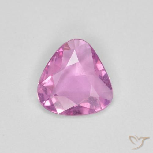 0.61ct 자연스러운 라이트 로얄 퍼플 핑크 사파이어, 일조, VS