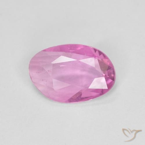 0.64ct 자연스러운 미디엄 핑크 사파이어, 팬시한, VS
