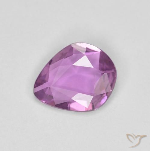 0.73ct 자연스러운 강렬한 보라색 사파이어, 팬시한, VS