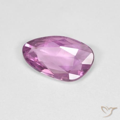 0.87ct 자연스러운 짙은 분홍빛이 도는 보라색 사파이어, 팬시한, VS