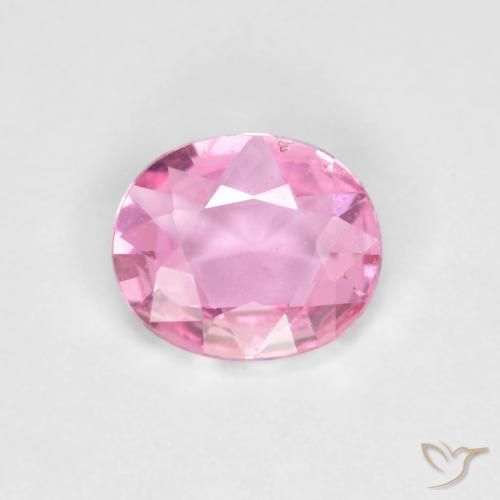 0.57ct 자연스러운 분홍색 사파이어, 타원형, VVS-VS