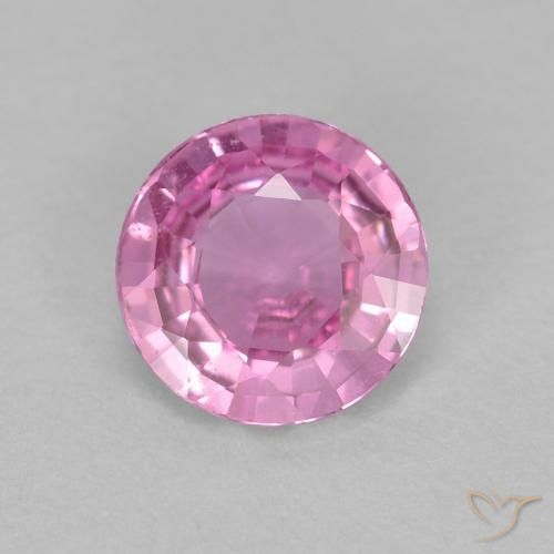 0.61ct 자연스러운 로얄 퍼플 핑크 사파이어, 둥근, VS
