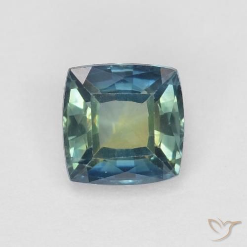 0.71ct 자연스러운 물오리 사파이어, 방석, VVS-VS
