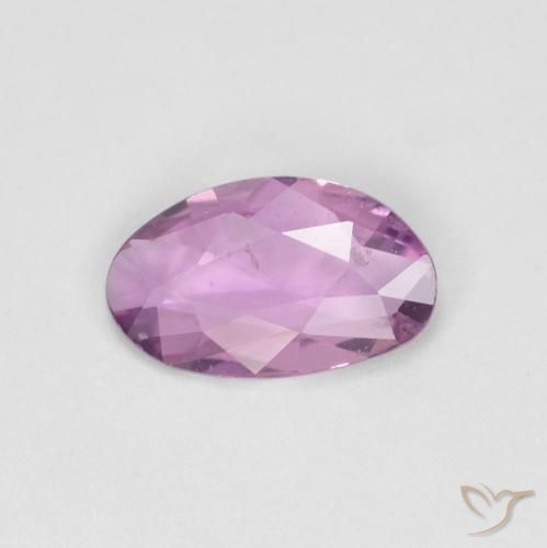 0.46ct 자연스러운 짙은 분홍빛이 도는 보라색 사파이어, 팬시한, VS