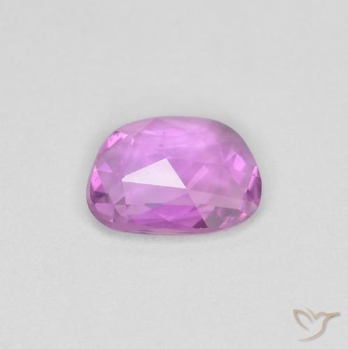 0.48캐럿 천연 Medium Light-Purple 사파이어, 팬시한, VS