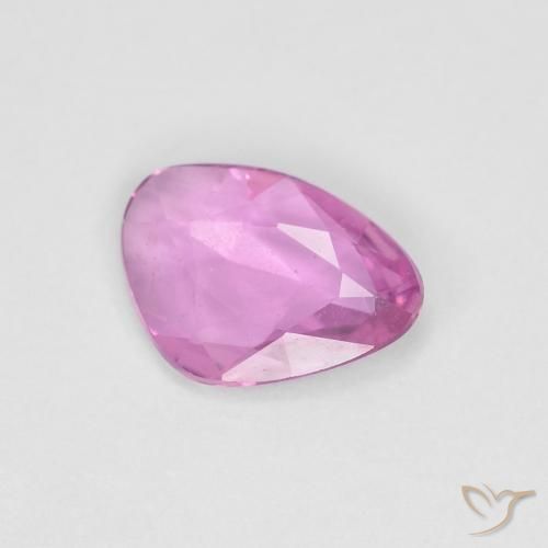 0.58ct 자연스러운 로얄 퍼플 핑크 사파이어, 팬시한, VS