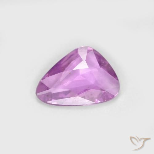 0.56ct 자연스러운 분홍빛이 도는 보라색 사파이어, 팬시한, VS