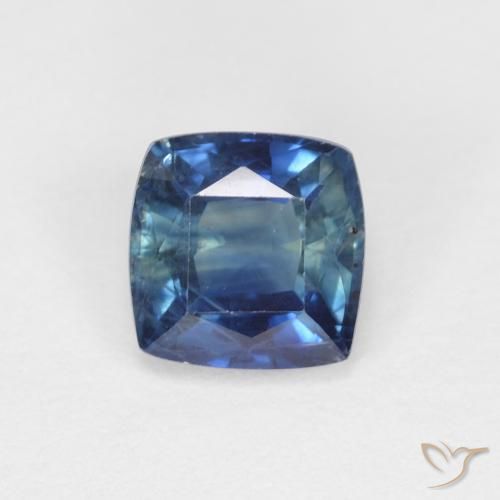 0.97ct 자연스러운 물오리 사파이어, 방석, VS-SI