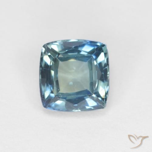 0.97ct 자연스러운 물오리 사파이어, 방석, VS