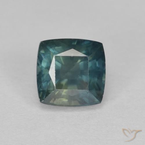 1.21ct 자연스러운 물오리 사파이어, 방석, VS