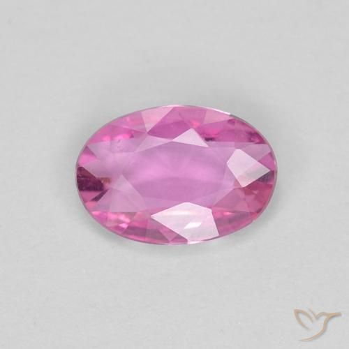 0.39ct 자연스러운 로얄 퍼플 핑크 사파이어, 타원형, VVS-VS