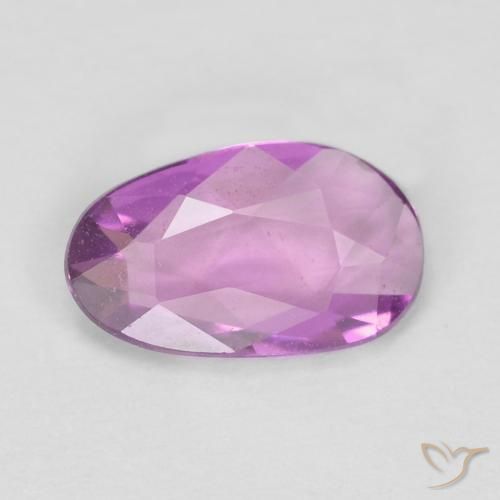 0.55ct 자연스러운 로얄 퍼플 핑크 사파이어, 팬시한, VVS