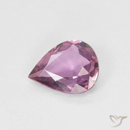 0.48ct 자연스러운 Medium Dark-Purple 사파이어, 배 모양, VVS-VS