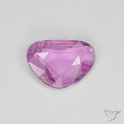 0.51ct 자연스러운 미디엄 퍼플 사파이어, 팬시한, VVS-VS