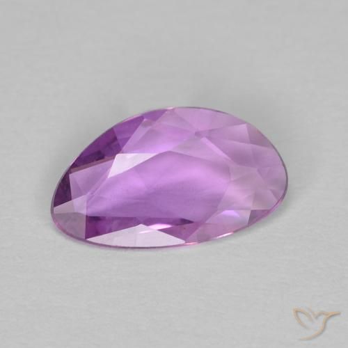 0.58ct 자연스러운 바이올렛 퍼플 사파이어, 팬시한, VVS