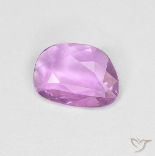 0.60캐럿 천연 Medium Light-Purple 사파이어, 팬시한, VVS
