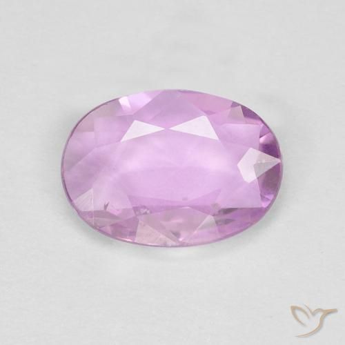 0.67ct 자연스러운 미디엄 퍼플 사파이어, 타원형, VS