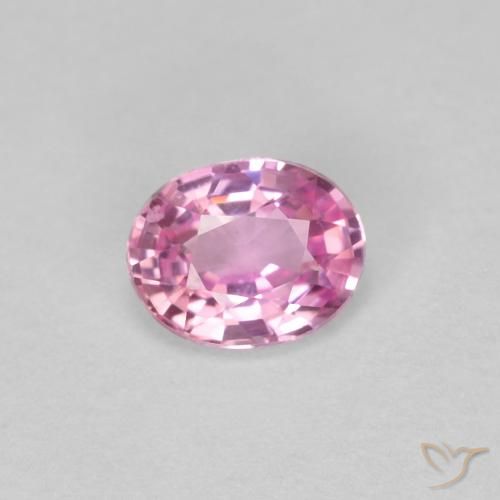 0.38ct 자연스러운 로얄 퍼플 핑크 사파이어, 타원형, VS