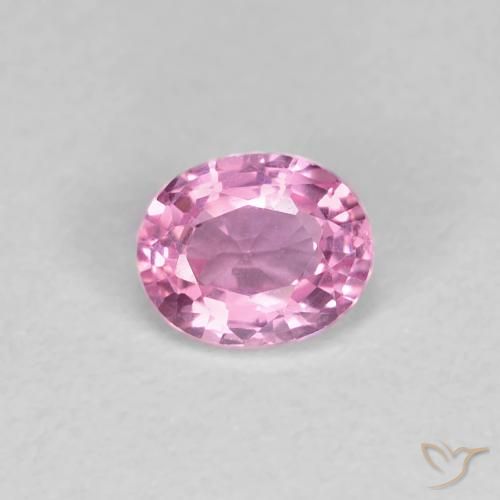 0.48ct 자연스러운 로얄 퍼플 핑크 사파이어, 타원형, VVS-VS
